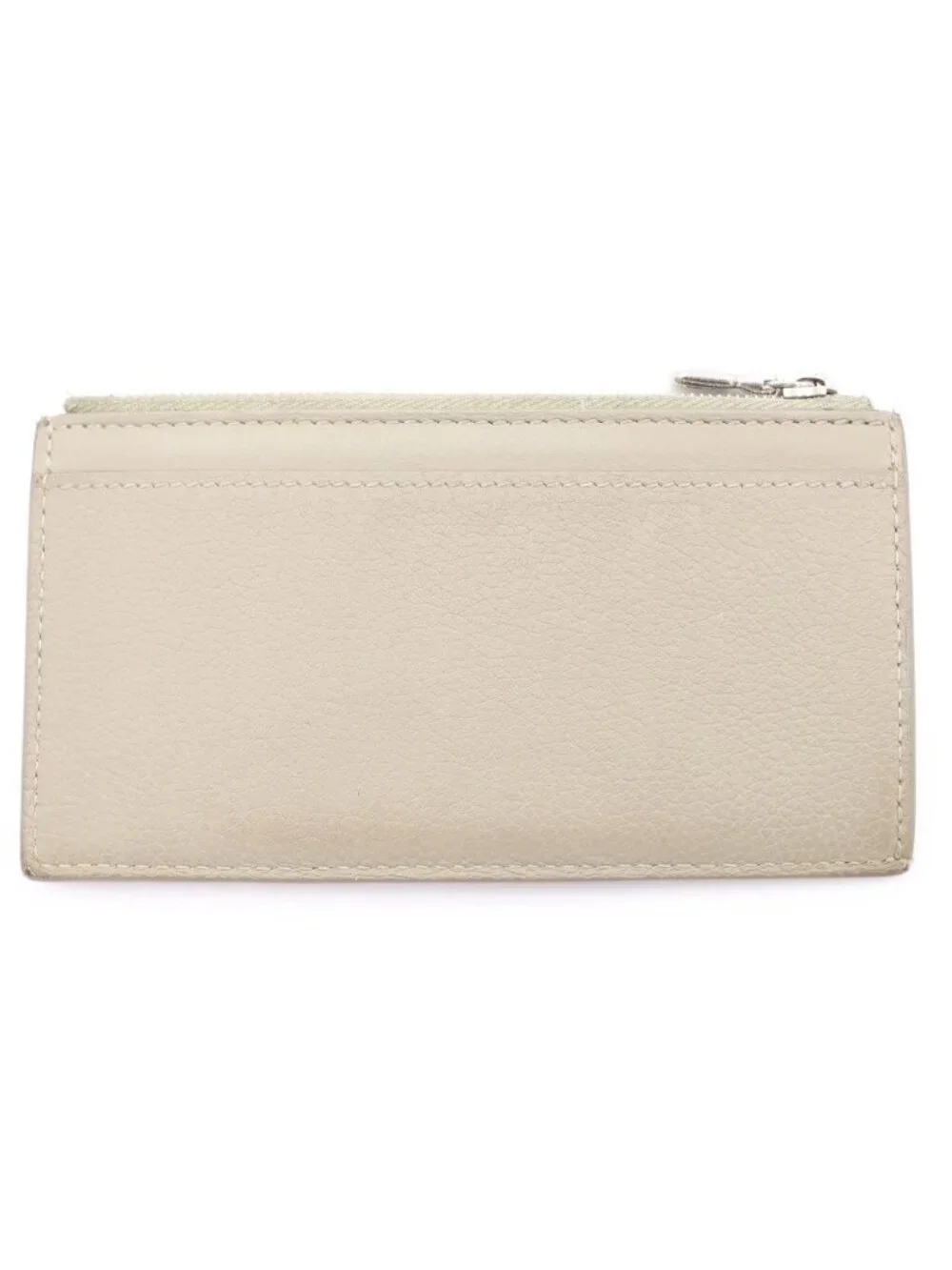 Louis Vuitton LV Aloe Gram Card Case Leather Mini Wallet Light Green Khaki Beige